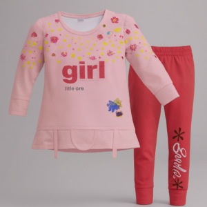 Girls Printed Winter Fleece Suit – Girl Little One