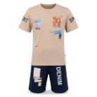 Kids Summer 2-Piece Outfit Set - Beige2