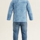 kids-boys-burtons-winter-2-piece-outfit-sweatshirt-denim-pants-blue-back